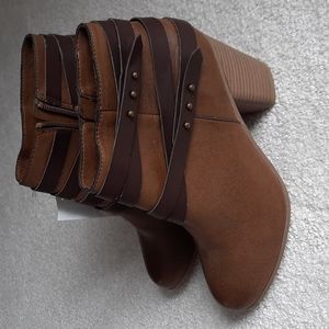 1. NWOT Material girl brown ankle boots